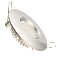 LED Bathroom suspended ceiling light LED/7W/230V 4000K silver IP44