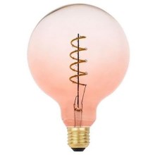 LED Bulb FILAMENT SPIRAL G125 E27/4W/230V 2000K pink