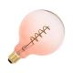 LED Bulb FILAMENT SPIRAL G125 E27/4W/230V 2000K pink