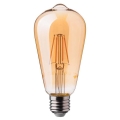LED Bulb FILAMENT ST64 E27/6W/230V 2200K