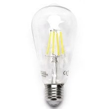 LED Bulb FILAMENT ST64 E27/6W/230V 6500K - Aigostar