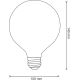 LED bulb VINTAGE AMBER E27/4W/230V G100 2700K