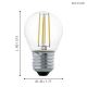 LED Bulb VINTAGE G45 E27/4W/230V 2700K - Eglo 11762