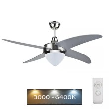 LED Ceiling fan LED/15W/230V 3000K/4000K/6400K + remote control
