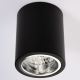 LED Ceiling light JUPITER 1xE27/6W/230V 120x98 mm black