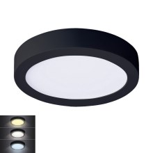 LED Ceiling light LED/12W/230V 3000/4000/6000K black round