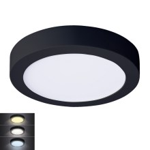 LED Ceiling light LED/18W/230V 3000/4000/6000K black round