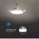 LED Ceiling light with a fan LED/30W/230V 3000/4000/6400K + remote control