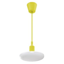 LED chandelier on a string ALBENE 1xE27/18W/230V yellow
