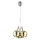 LED Chandelier on a string BALLS 3xLED/5W230V gold/matte chrome