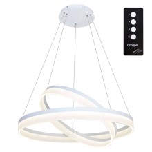 LED Chandelier on a string RING with remote control LED/60W/230V