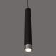 LED Chandelier on a string TUBA 3xGU10/6,5W/230V black/shiny chrome