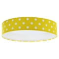 LED Children's ceiling light GALAXY KIDS LED/24W/230V dots yellow/white