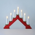 LED Christmas candelabra 7xLED/0.2W/230V