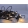 LED Christmas chain 50xLED/8 functions/3xAA 8m IP44 warm white