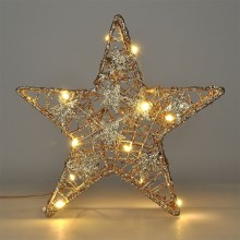 LED Christmas decoration 14xLED/2xAA star