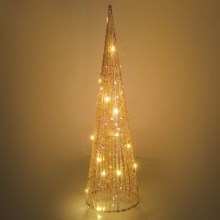LED Christmas decoration LED/2xAA 50 cm cone