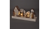 LED Christmas decoration LED/2xAA wood
