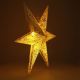 LED Christmas decoration LED/3xAA star gold
