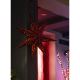 LED Christmas decoration LED/3xAA star red