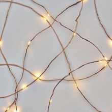 LED Christmas outdoor chain 100xLED/15m IP44 warm white