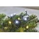LED Christmas outdoor chain 120xLED/2 functions 17m IP44 warm/cool white