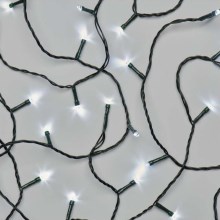 LED Christmas outdoor chain 120xLED/8 modes 17m IP44 cool white