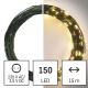 LED Christmas outdoor chain 150xLED/20m IP44 warm white