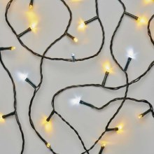 LED Christmas outdoor chain 180xLED/2 functions 23m IP44 warm/cool white