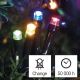 LED Christmas outdoor chain 180xLED/8 modes 23m IP44 multicolor