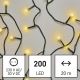LED Christmas outdoor chain 200xLED/25m IP44 warm white