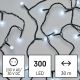 LED Christmas outdoor chain 300xLED/35m IP44 cool white