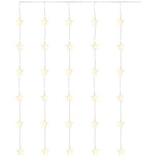 LED Christmas outdoor chain 30xLED/3,9m IP44 stars