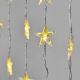 LED Christmas outdoor chain 30xLED/3,9m IP44 stars