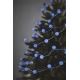 LED Christmas outdoor chain 40xLED/9m IP44 blue