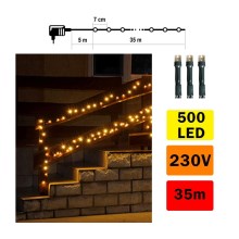 LED Christmas outdoor chain 500xLED 35m IP44 warm white