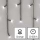 LED Christmas outdoor chain 600xLED/8 modes 15m IP44  cool white