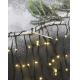 LED Christmas outdoor chain 600xLED/8 modes 15m IP44 warm white