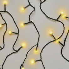 LED Christmas outdoor chain 80xLED/13m IP44 warm white