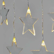 LED Christmas outdoor chain 8xLED/5,84m IP44 stars