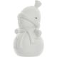 LED Christmas porcelain decoration LED/3xLR44 snowman