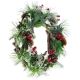 LED Christmas wreath LED/3xAA d. 30 cm
