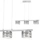 LED Crystal chandelier on a string ALEX 3xLED/15W/230V