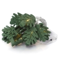 LED Decorative chain 10xLED/2xAA 1,65m oak leaf