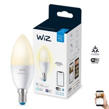 LED Dimmable bulb C37 E14/4,9W/230V 2700K CRI 90 Wi-Fi - WiZ