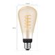 LED Dimmable bulb Philips Hue WHITE AMBIANCE ST72 E27/7W/230V 2200-4500K