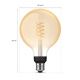LED Dimmable bulb Philips Hue WHITE FILAMENT G125 E27/7W/230V 2100K