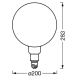 LED Dimmable bulb SMART+ GLOBE G200 E27/6W/230V 2500K Wi-Fi - Ledvance