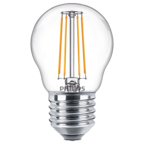 LED Dimmable bulb VINTAGE Philips P45 E27/4,5W/230V 4000K