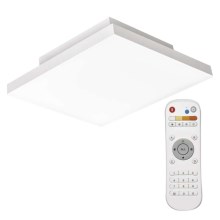 LED Dimmable ceiling light LED/18W/230V + remote control square 2700K-6000K